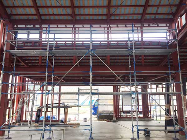 一般住宅のビケ足場