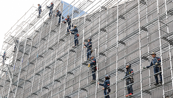 スピードへのこだわり | 足場工事なら愛知・岐阜・三重のKRS株式会社