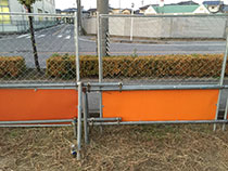 フェンス足場の足場組立4 | 足場組立・鳶工事のKRS株式会社【岐阜県土岐市】