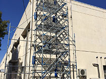 階段用足場の足場組み立て | 足場組立・鳶工事のKRS株式会社【岐阜県土岐市】