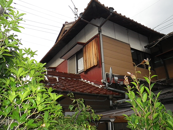 一般住宅のビケ足場