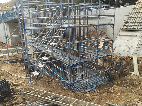 一般住宅のビケ足場